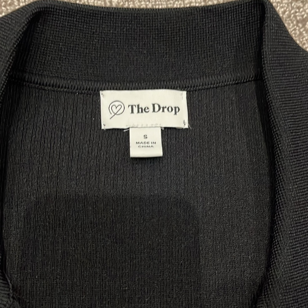 The Drop “Constance” Rib Button-Down Sweater - Picture 2 of 7